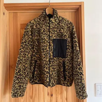 BEAMS HEART 레오파드 무늬 보아 자켓 S 사이즈