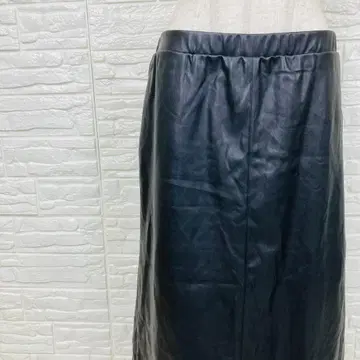 앙코키뉴 인조 가죽 롱 스커트 블랙 LL [ 1538-49 ]