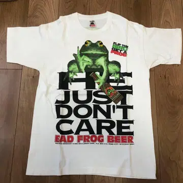 90s 개구리 T셔츠 버드와이저 L