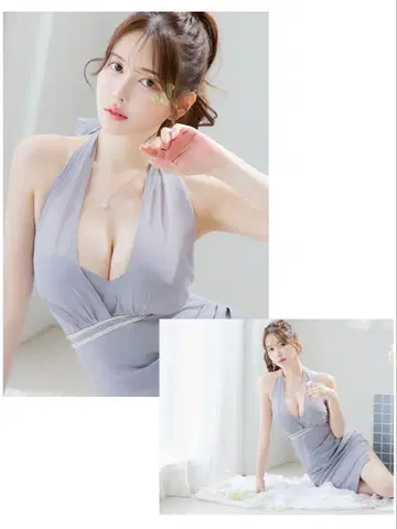 Sugar 홀터넥 드레스