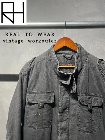 [ 구제 의류 ] REAL TO WEAR 아우터 블랙