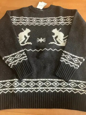 새상품 슬로브 이에나 BIG SKI 니트