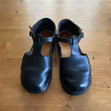 오로라 슈즈 웨스트 인디언 블랙 레더