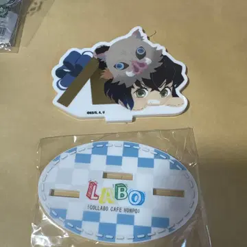 귀멸의 칼날 이노스케 콜라보 카페 본점 아크릴 스탠드 LABO