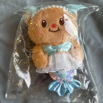버터베어 머메이드 봉제 인형 키링 Butterbear