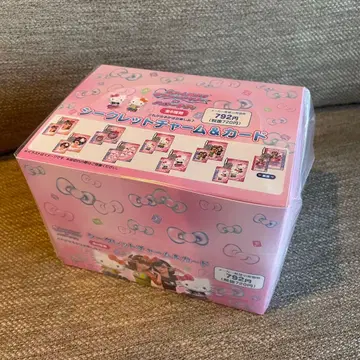 산리오 오샤레마녀 라브베리 헬로키티 시크릿 참 & 카드