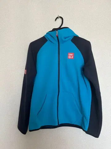 UNIQLO 니시코리 케이 모델 드라이 스트레치 후드 맨투맨 M