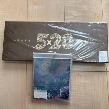 아라시 5 x 20 ALL THE BEST 초회 한정판 베스트 앨범+클립