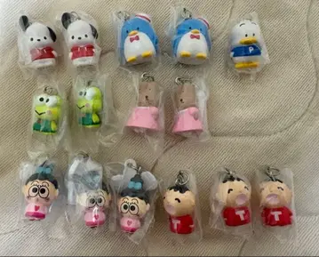 캡슐 토이 세트 15개 산리오 메지루시 액세서리