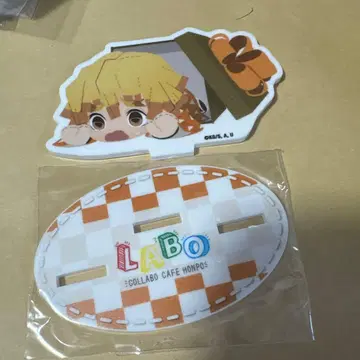 귀멸의 칼날 아가츠마 젠이츠 콜라보 카페본점 아크릴 스탠드 LABO
