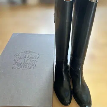 SARTORE 블랙 계열 롱 부츠