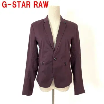 A5232 지스타로우 테일러드 자켓 면 안감 있음 보르도 36