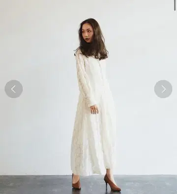 랑데부 클래시컬 레이스 드레스 롱 원피스