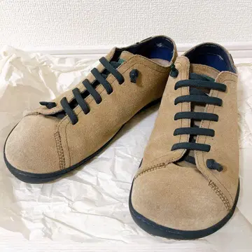 CAMPER 베이지 스웨이드 스니커즈 27cm