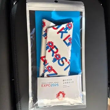 미사용 새상품 오사카 만박 미야쿠미야쿠 접이식 안경 케이스