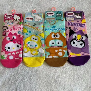 지역 한정 산리오 [후쿠이 한정판] 양말 4족