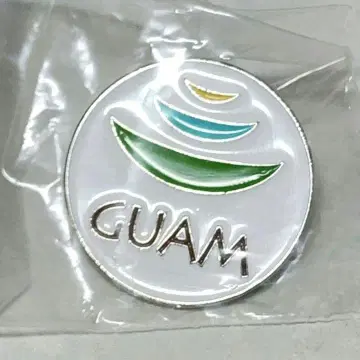 미국관 박람회 핀 배지 괌