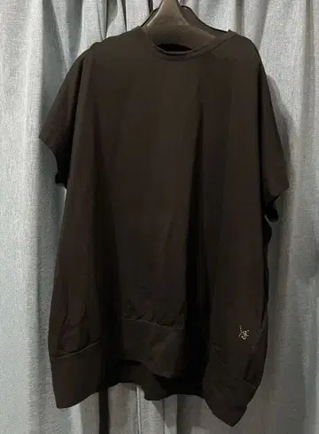 Y's 오버 사이즈 블랙 T셔츠