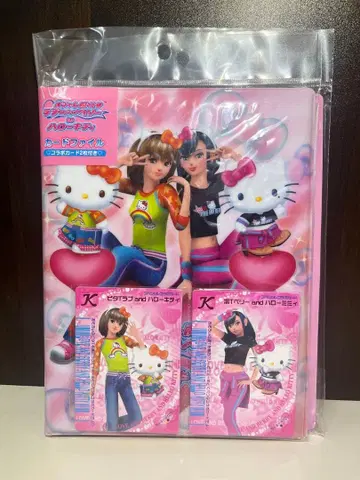 [미사용 새상품] 오샤레마녀 러브 and 베리 헬로키티 카드 파일