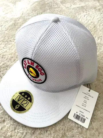 [ 미사용 새상품 ] V12 V TWELVE 메쉬 캡 화이트 프리 사이즈