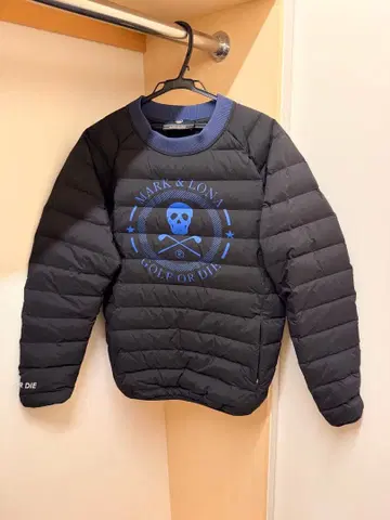 [완전히 바람을 셧아웃!] MARK & LONA 블랙 다운 자켓