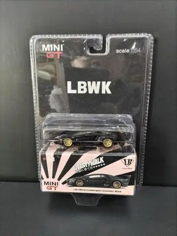 MINI GT LBWK Lamborghini Aventador Black