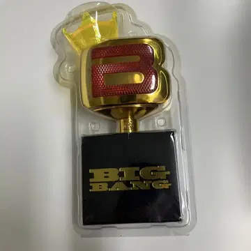 미사용 BIGBANG 10주년 공식 응원봉 골드