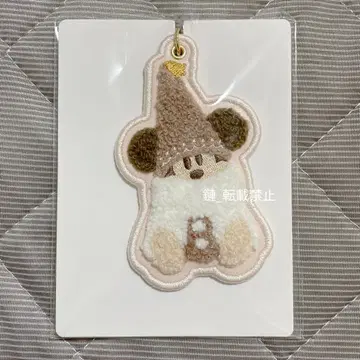 디즈니 크리스마스 리루린린 키체인 키링 브라운 갈색