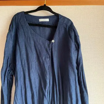 fog linen work 네이비 원피스