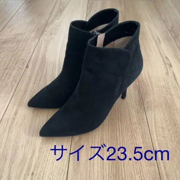 2회 착용 긴자 카네마츠 숏부츠 23.5cm