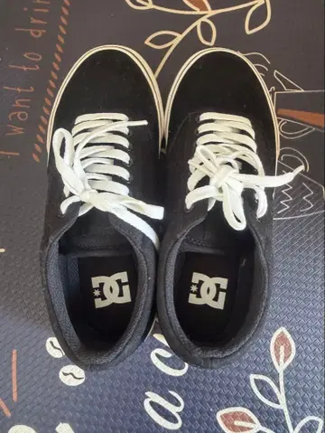 DC SHOES 디시 슈즈 스니커즈 블랙 24cm