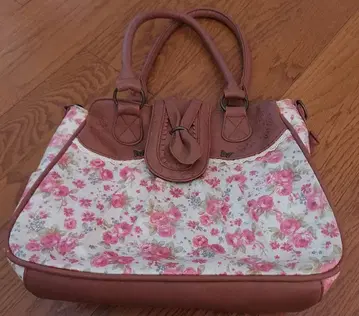 엑시즈팜 플라워 프린트 숄더백 핸드백