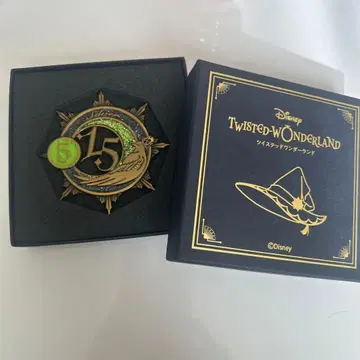 실버 트위스테 블루 벌스데이 마법 모자 클로징풍 브로치