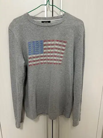 A.P.C. 그레이 긴팔 트레이닝복 M