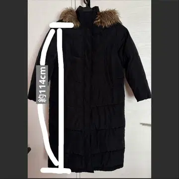 롱 코트 다운 코트 초 따뜻함 s 사이즈지만 크게 나옴