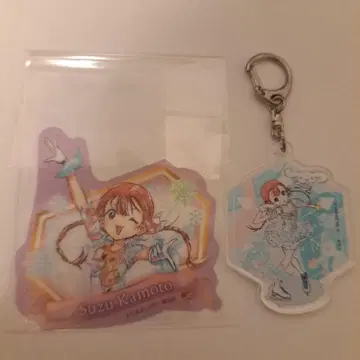 메달리스트 산리오 아크릴 키링 시카모토 스즈 스티커