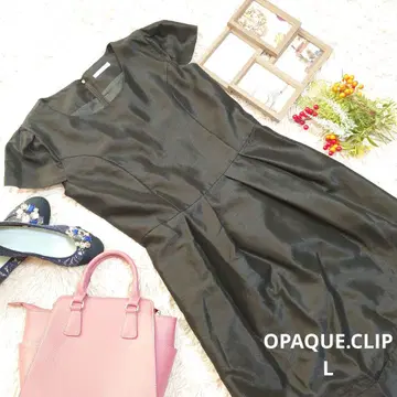 컨디션 최상 OPAQUE.CLIP 드레스/원피스 ( L ) 블랙