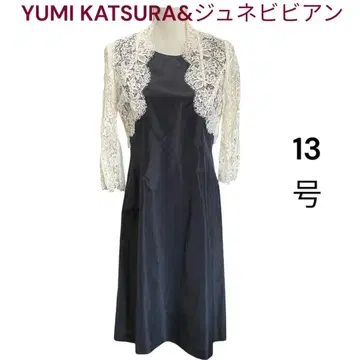 새상품급 유미카츠라 & 주네비비안 드레스, 원피스 레이스 볼레로 셋업