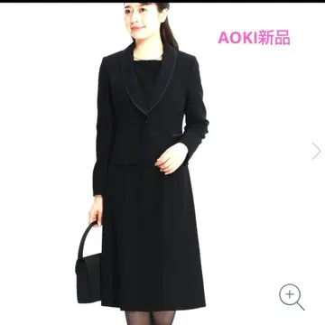 여성용 블랙 포멀 상복 예복 블랙 수트 AOKI