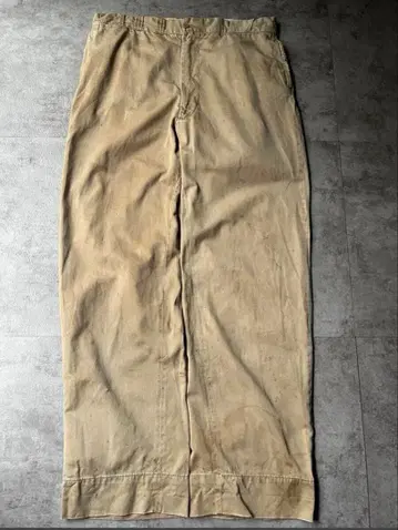 1950s USA제 치노 팬츠 빈티지 워크 팬츠 베이지