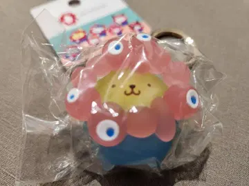 [ 혜택 포함 ] 미야쿠미야쿠  입체 마스코트 키링 폼폼푸딩 클리어