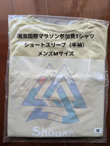 쇼난 국제 마라톤 참여 기념 티셔츠/반팔 NORTH FACE 남성용 M