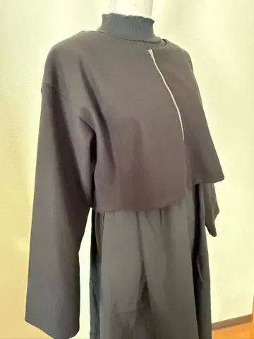 블랙 크롭탑 원피스 셋업 미사용 새상품