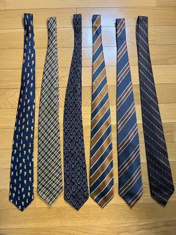 넥타이 6개 세트 다양한 디자인