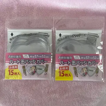 코어데 하트 캔뱃지 커버 대용량