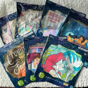 디즈니 프린세스 타월 7장 세트 제일복권