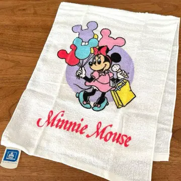 도쿄 디즈니랜드 페이스 타월 미니 마우스 신데렐라 성 미사용