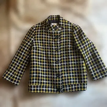 샐리 스콧 체크 무늬 자켓