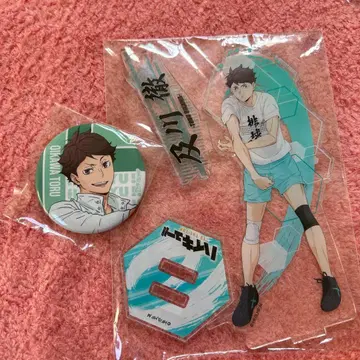 하이큐 오이카와 토오루 아크릴 스탠드 캔뱃지