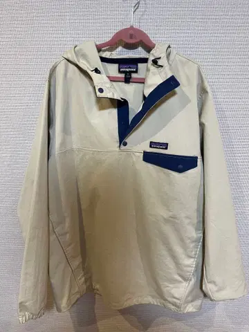 patagonia 마운틴 후드티 M 베이지/네이비